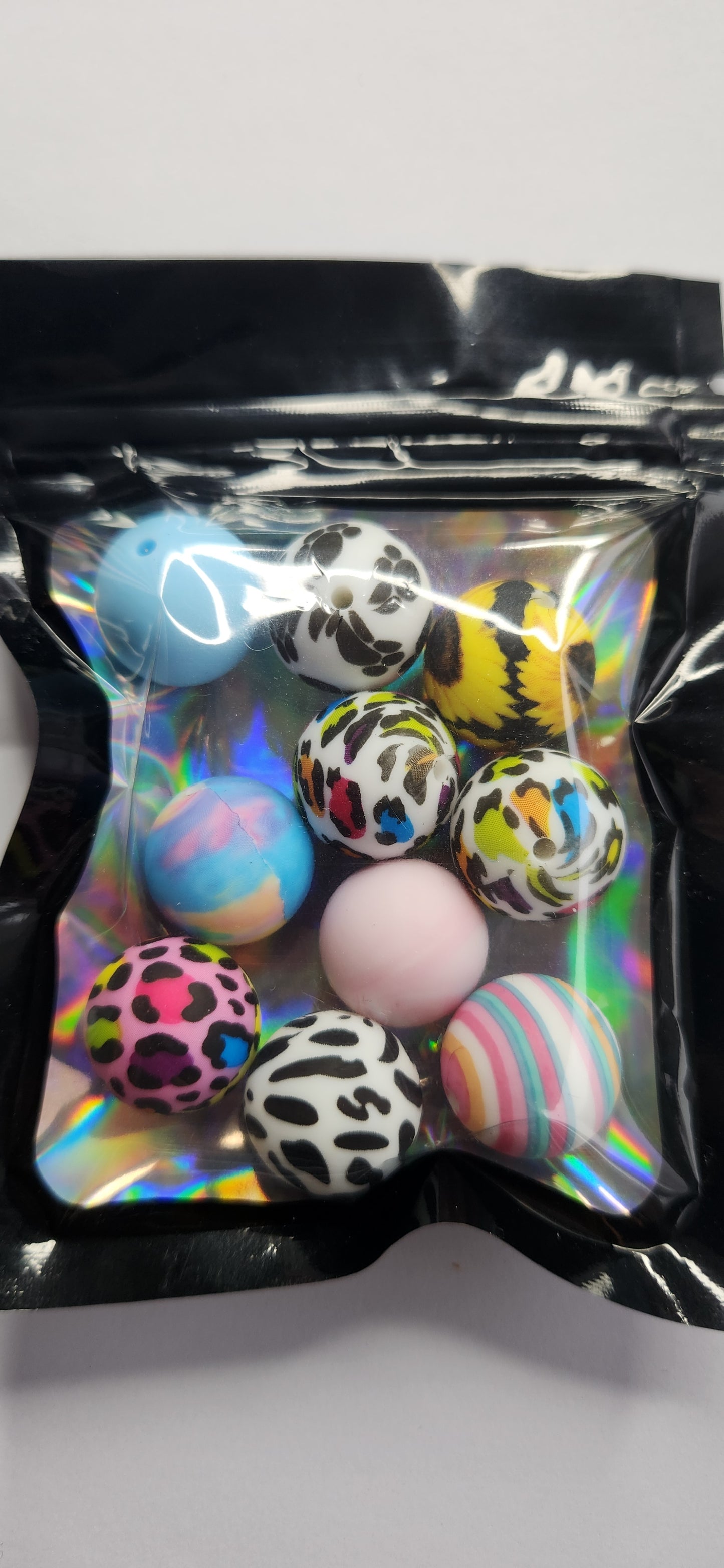18mm pattern silicone mixed 10pk