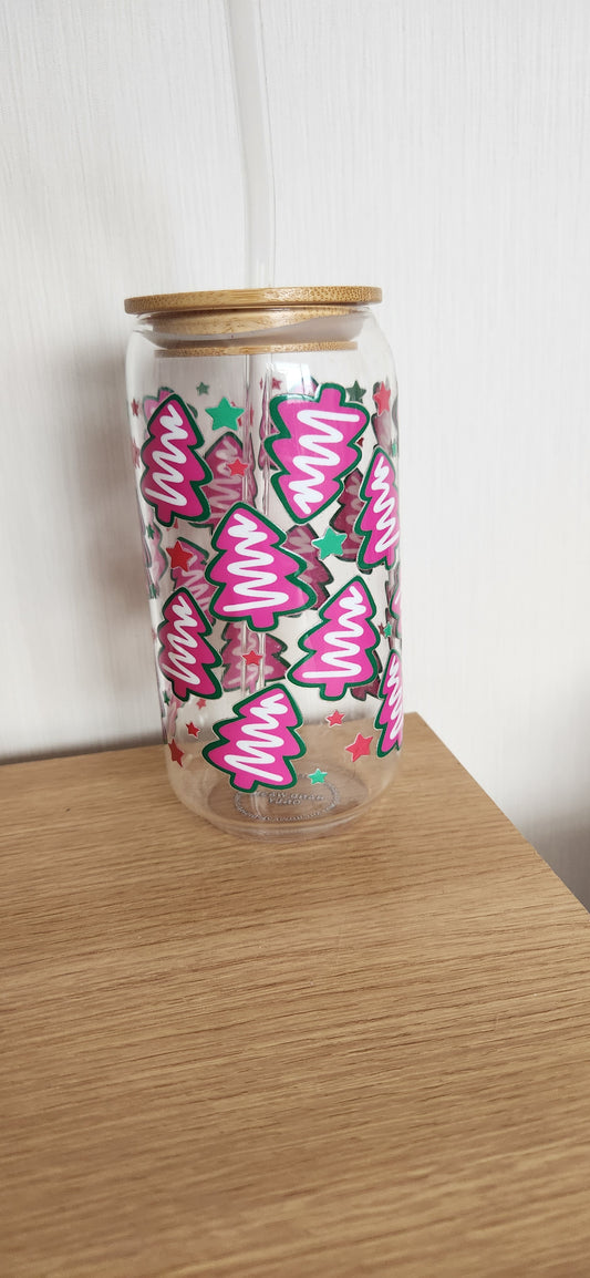 Christmas cookie glass