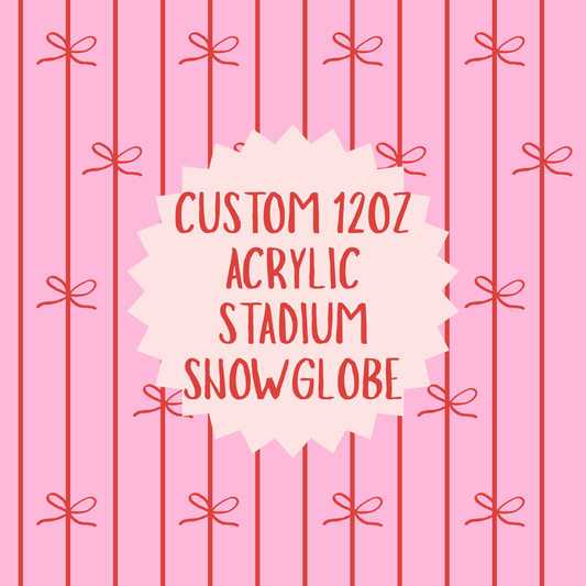12oz Custom Snowglobe Tumbler