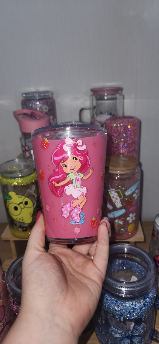12oz Custom Snowglobe Tumbler
