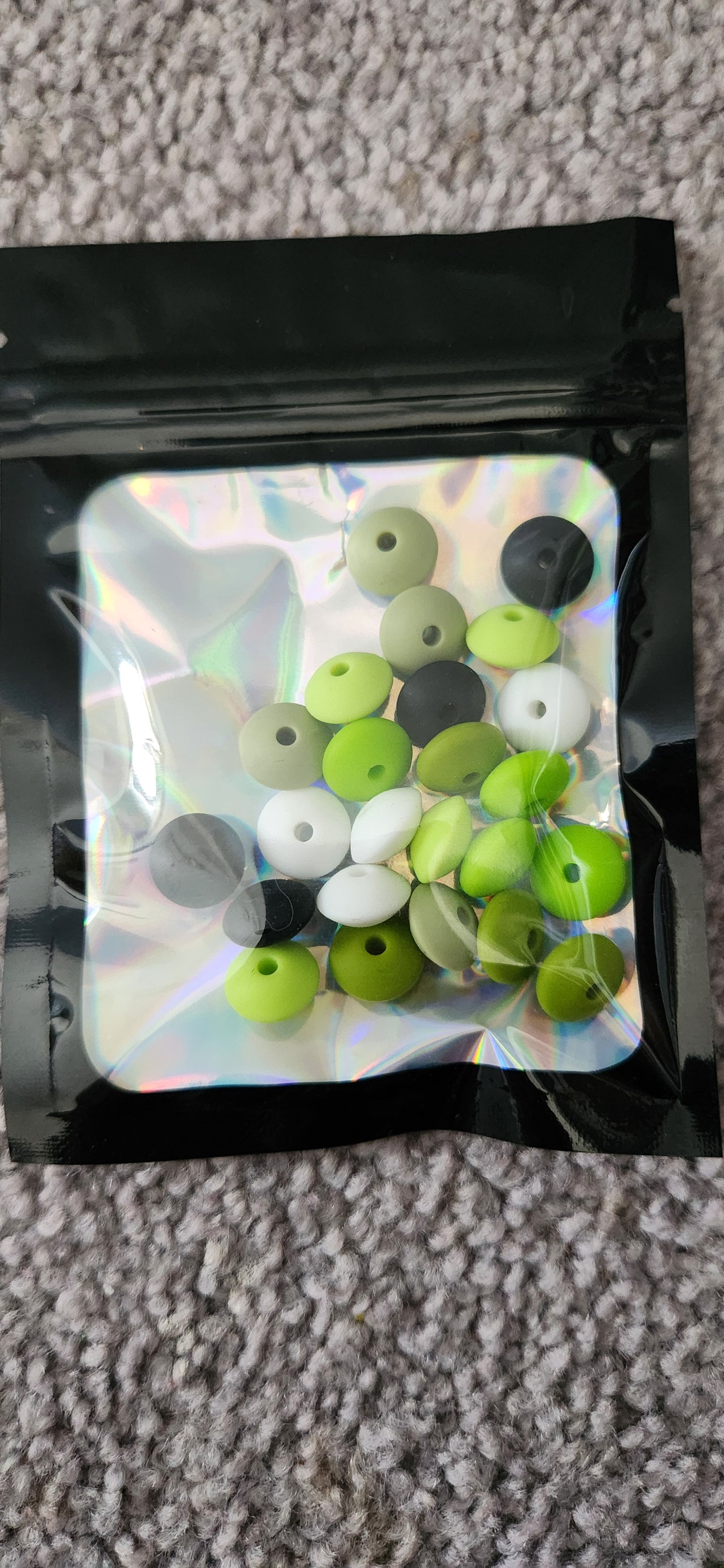 Silicone Spacer Beads 20pk