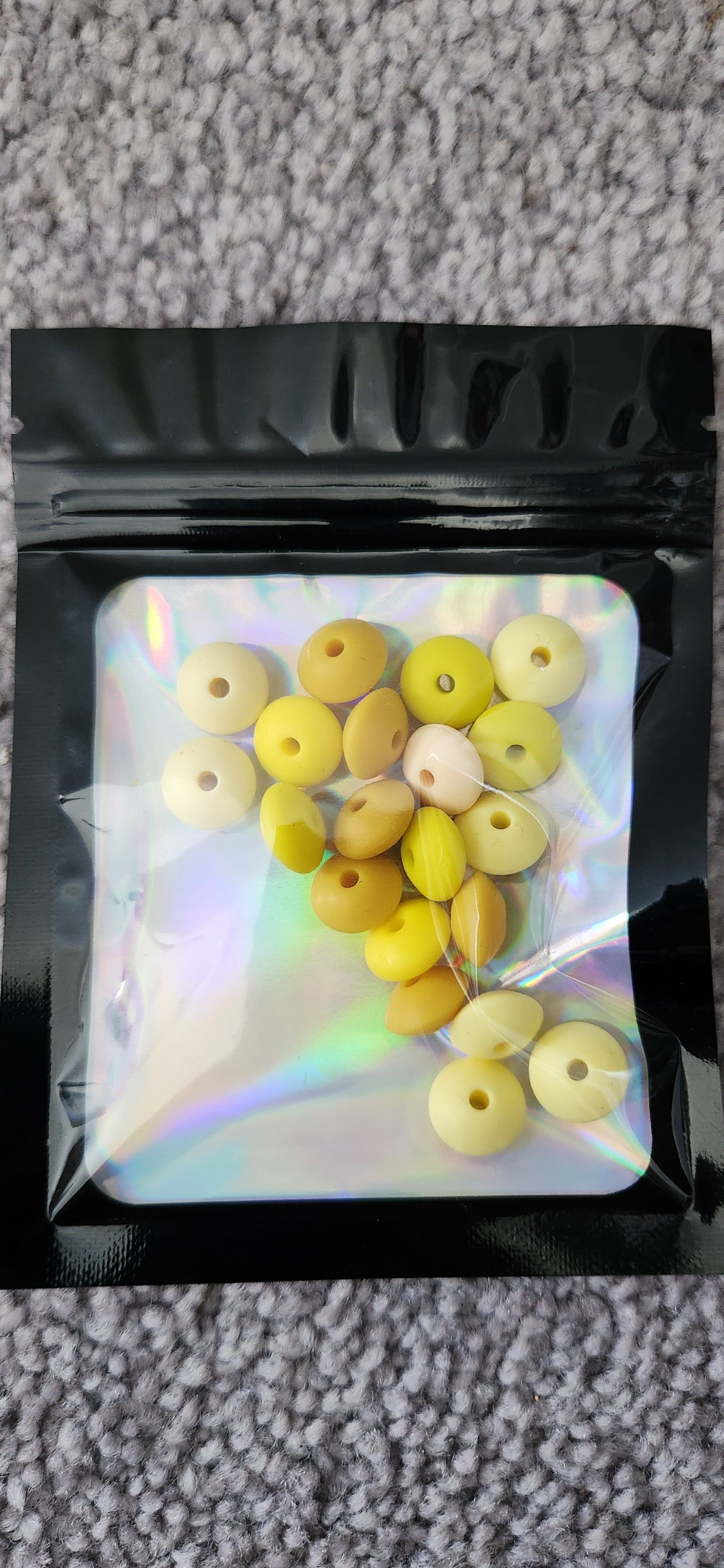 Silicone Spacer Beads 20pk