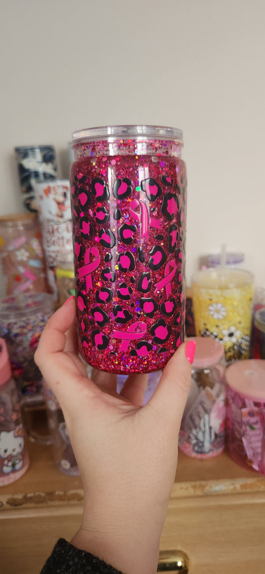 Pink Ribbon Snowglobe
