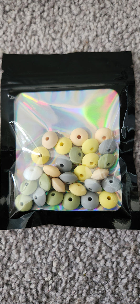 Silicone Spacer Beads 20pk