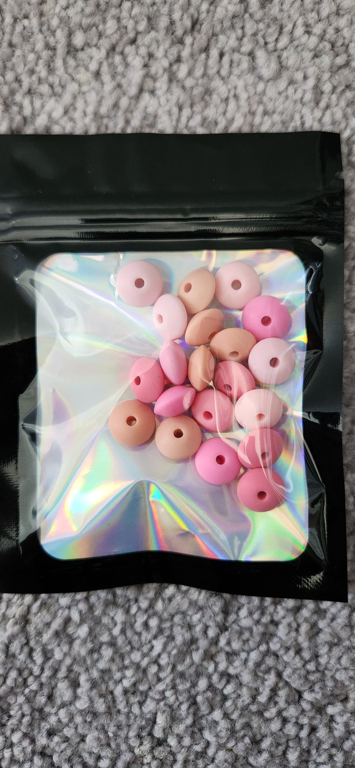 Silicone Spacer Beads 20pk