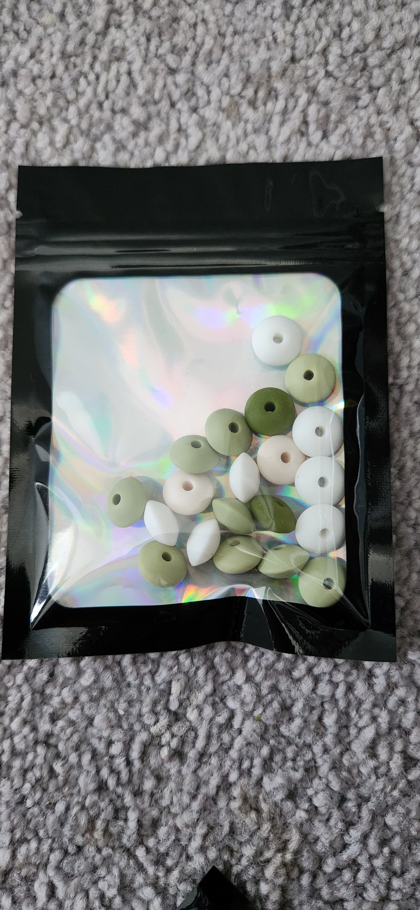 Silicone Spacer Beads 20pk