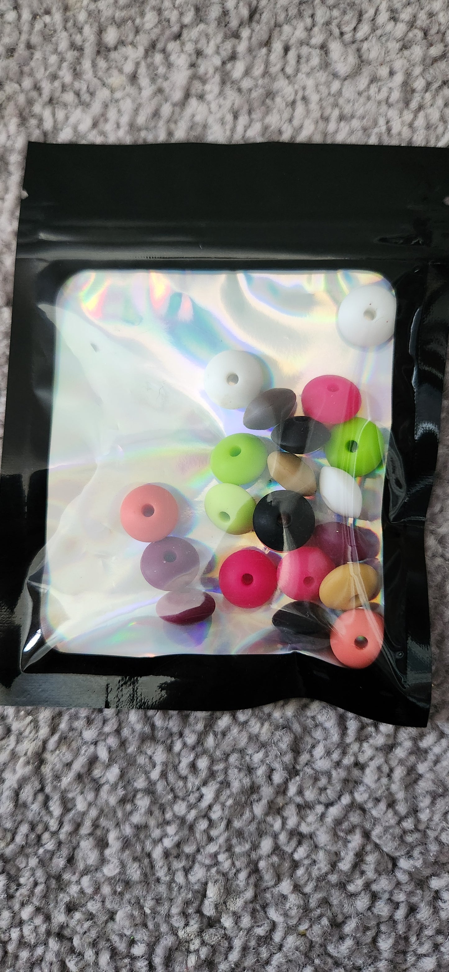 Silicone Spacer Beads 20pk